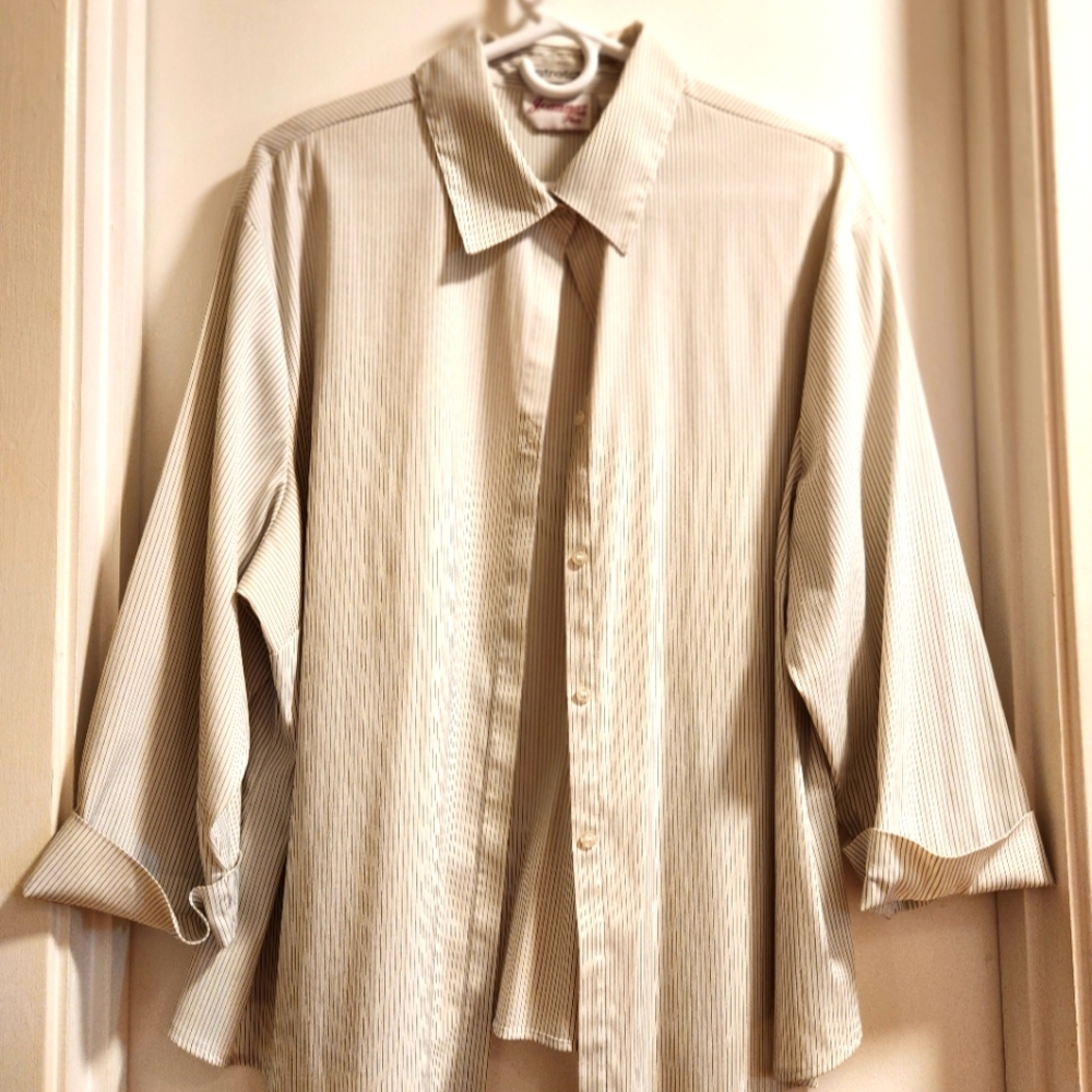 Womens Joanna Plus 22W 3/4 length sleeve blouse